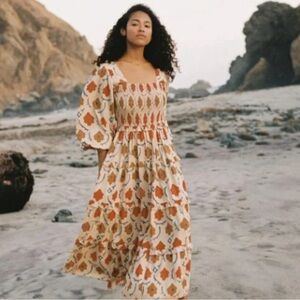 Christy Dawn Dress in Oak • Size Medium